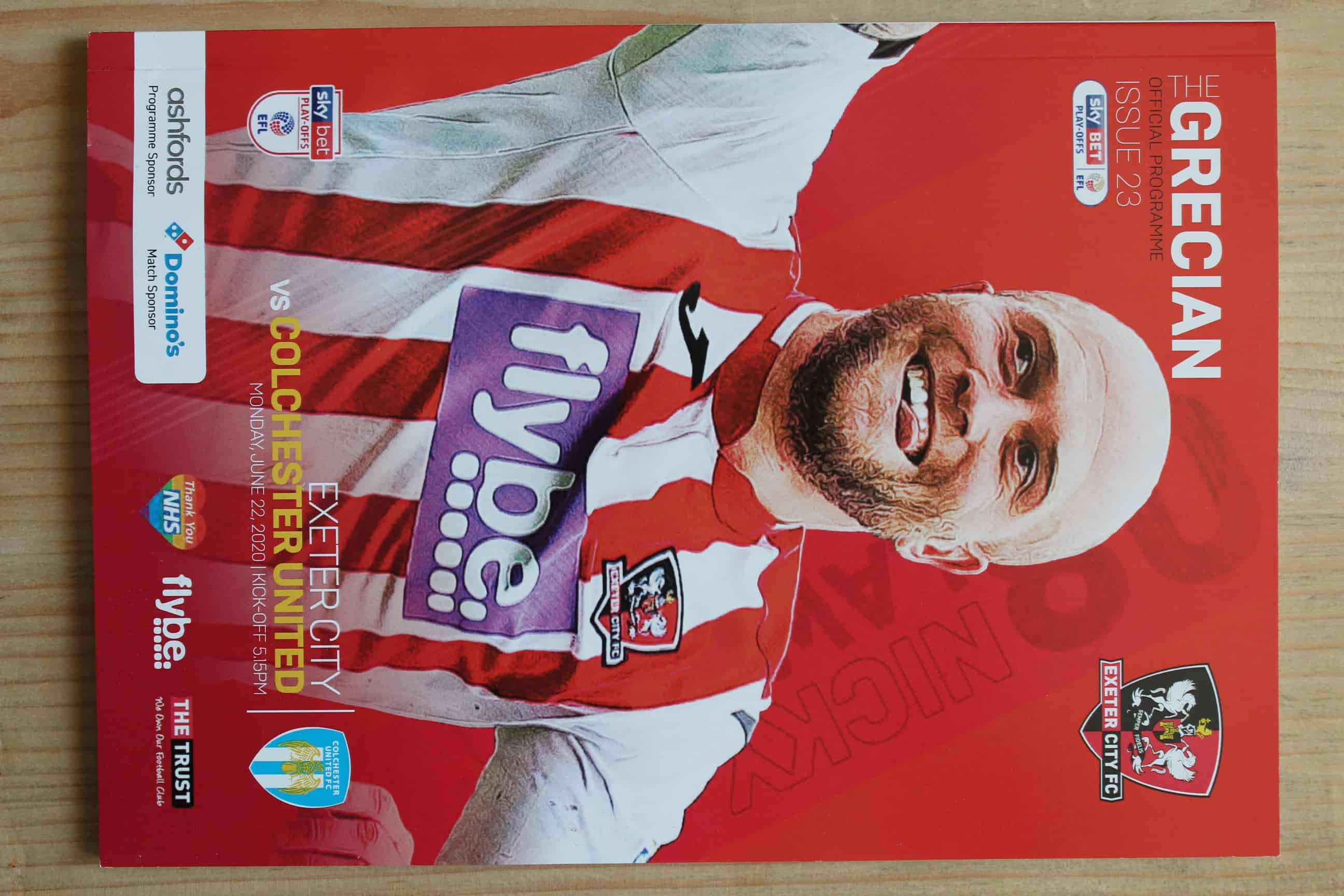 Exeter City FC v Colchester United FC